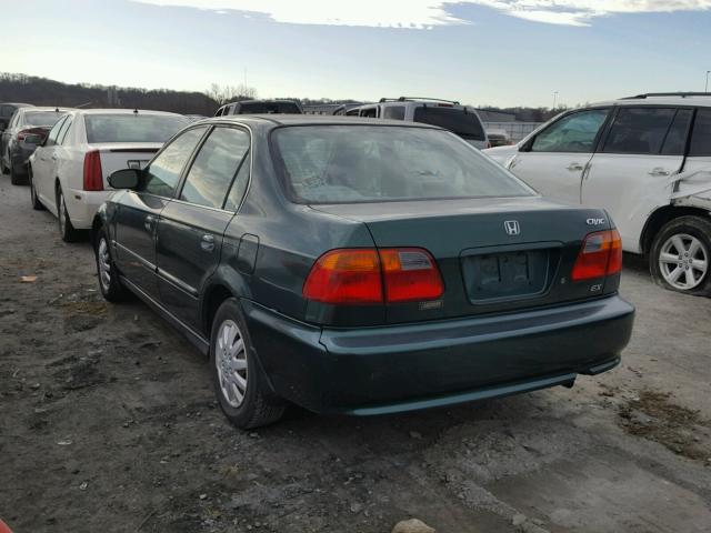 2HGEJ8646XH565436 - 1999 HONDA CIVIC EX 绿色 照片 3
