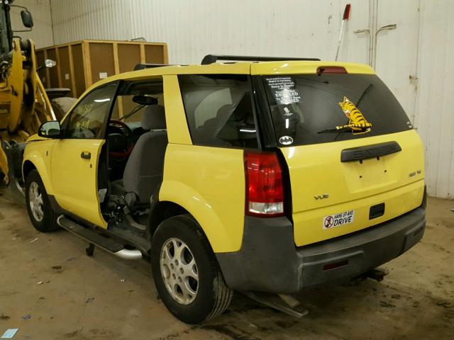 5GZCZ63B93S815145 - 2003 SATURN VUE YELLOW photo 3