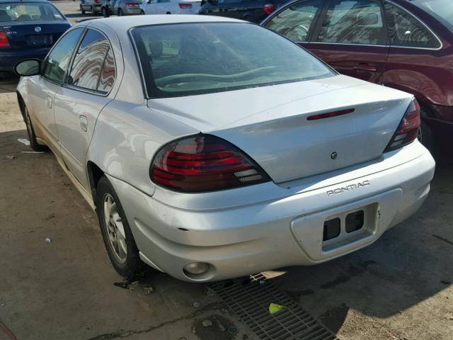 1G2NE52F44C253322 - 2004 PONTIAC GRAND AM S 银色 照片 3