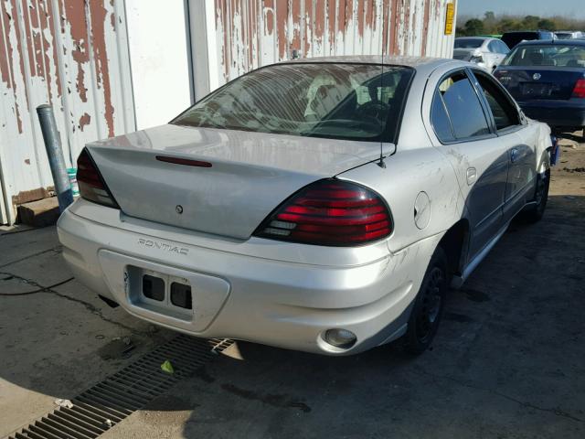 1G2NE52F44C253322 - 2004 PONTIAC GRAND AM S SILVER photo 4