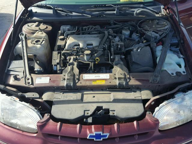 2G1WL52M5X9225599 - 1999 CHEVROLET LUMINA BAS BURGUNDY photo 7