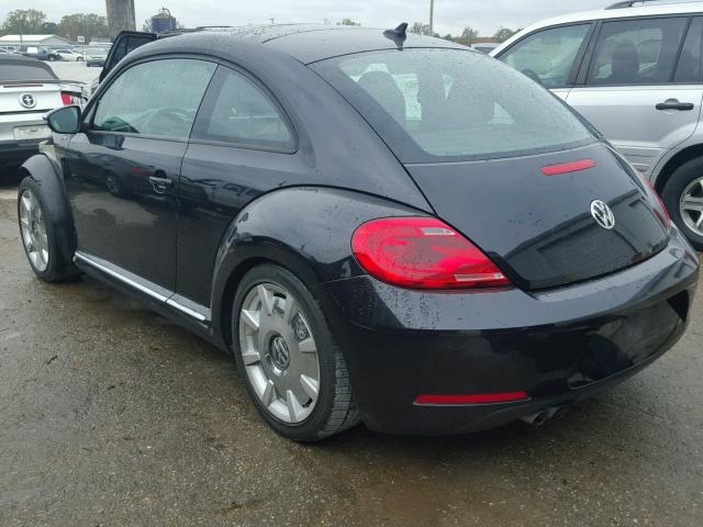 3VWJX7AT9DM656926 - 2013 VOLKSWAGEN BEETLE BLACK photo 3