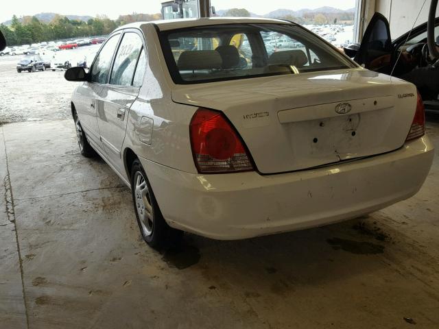 KMHDN46DX6U271343 - 2006 HYUNDAI ELANTRA GL WHITE photo 3