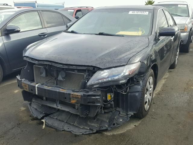 4T1BE46K49U362327 - 2009 TOYOTA CAMRY BASE BLACK photo 2