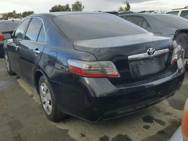 4T1BE46K49U362327 - 2009 TOYOTA CAMRY BASE BLACK photo 3