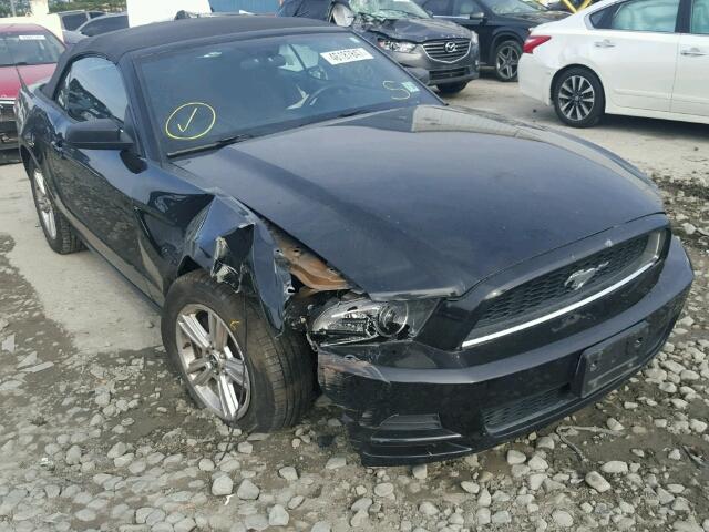 1ZVBP8EM9D5236960 - 2013 FORD MUSTANG BLACK photo 1