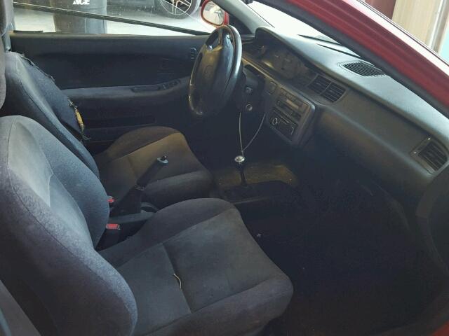 1HGEJ1253PL040620 - 1993 HONDA CIVIC EX RED photo 5