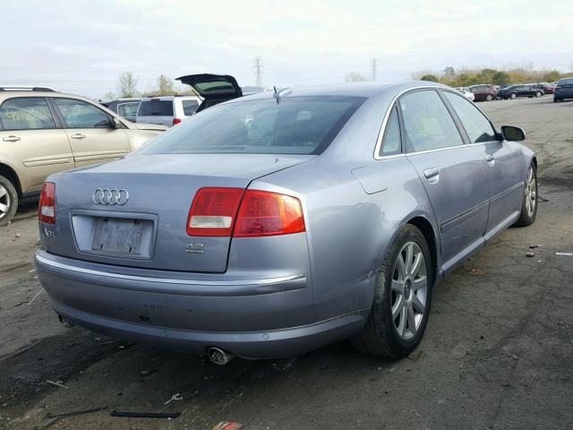 WAUML44E45N002346 - 2005 AUDI A8 L QUATT BLUE photo 4