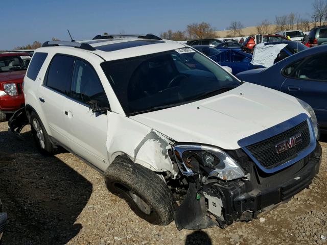 1GKLVMED8AJ134742 - 2010 GMC ACADIA SLT WHITE photo 1