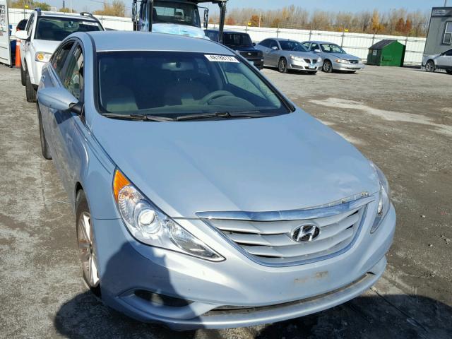 5NPEB4AC0CH473470 - 2012 HYUNDAI SONATA GLS BLUE photo 1