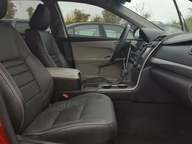 4T1BF1FK4FU913962 - 2015 TOYOTA CAMRY LE წითელი ფოტო 5
