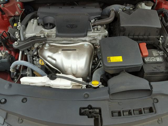 4T1BF1FK4FU913962 - 2015 TOYOTA CAMRY LE წითელი ფოტო 7