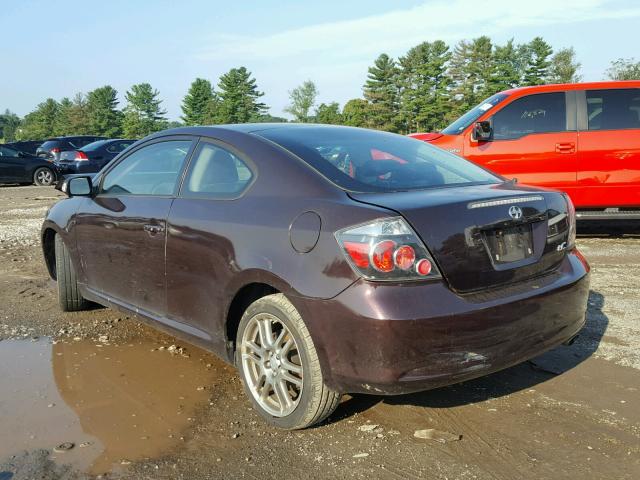 JTKDE3B7XA0318863 - 2010 TOYOTA SCION TC 勃艮第红 照片 3