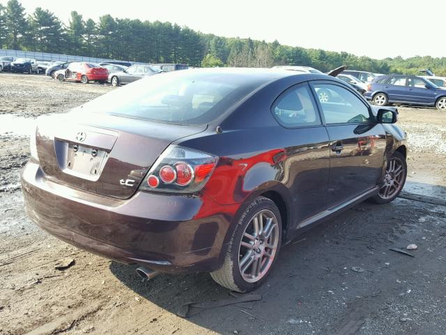 JTKDE3B7XA0318863 - 2010 TOYOTA SCION TC 勃艮第红 照片 4