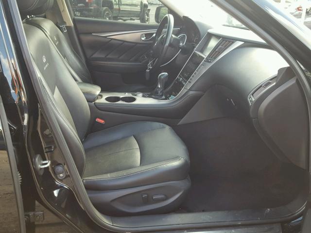 JN1BV7APXEM672410 - 2014 INFINITI Q50 BASE Negro foto 5