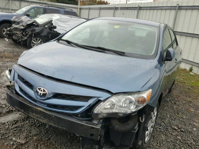 5YFBU4EE6CP058214 - 2012 TOYOTA COROLLA BA BLUE photo 2