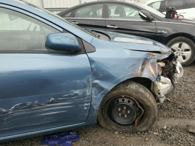 5YFBU4EE6CP058214 - 2012 TOYOTA COROLLA BA BLUE photo 9