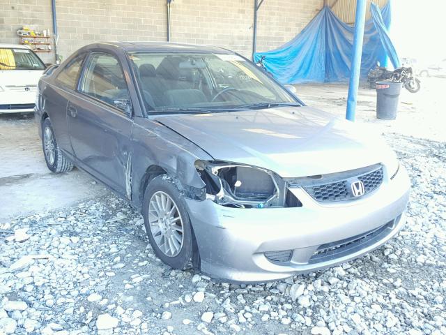 1HGEM229X5L041289 - 2005 HONDA CIVIC EX SILVER photo 1