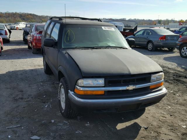 1GNDT13W31K115168 - 2001 CHEVROLET BLAZER BLACK photo 1