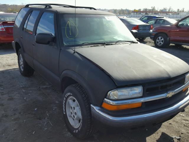 1GNDT13W31K115168 - 2001 CHEVROLET BLAZER BLACK photo 9