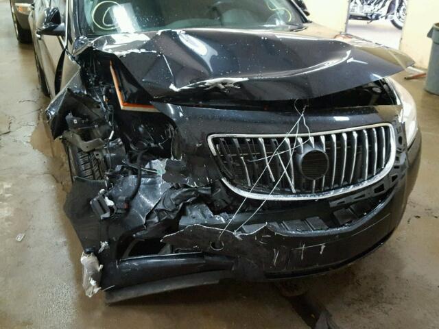 W04GN5EC9B1140796 - 2011 BUICK REGAL CXL BLACK photo 9