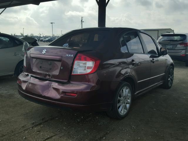 JS2YC415085106349 - 2008 SUZUKI SX4 CONVEN MAROON photo 4