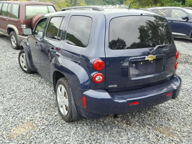 3GNCA13B69S509018 - 2009 CHEVROLET HHR LS BLUE photo 3