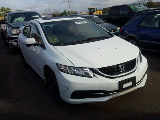 19XFB2F83FE282812 - 2015 HONDA CIVIC EX WHITE photo 1