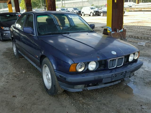 WBAHC21010GA80288 - 1990 BMW 525I BLUE photo 1