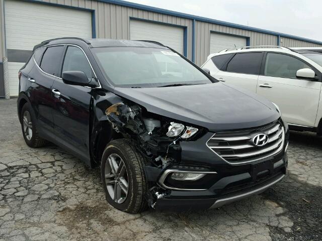 5XYZUDLBXHG387565 - 2017 HYUNDAI SANTA FE S BLACK photo 1