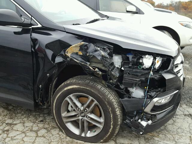 5XYZUDLBXHG387565 - 2017 HYUNDAI SANTA FE S 黑色 照片 9
