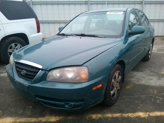 KMHDN46D56U291919 - 2006 HYUNDAI ELANTRA GL GREEN photo 2