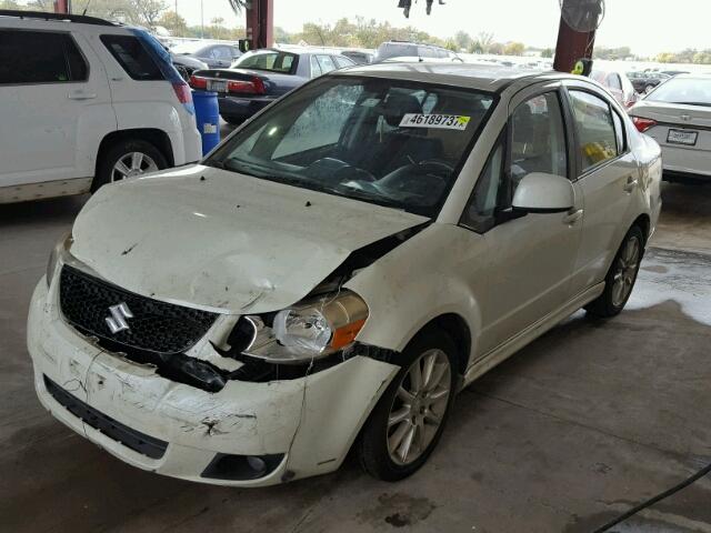 JS2YC414396200373 - 2009 SUZUKI SX4 WHITE photo 2