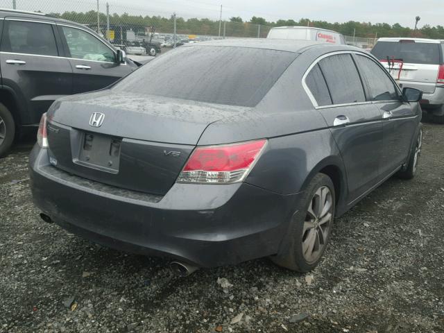 1HGCP3F74AA029660 - 2010 HONDA ACCORD EX GRAY photo 4