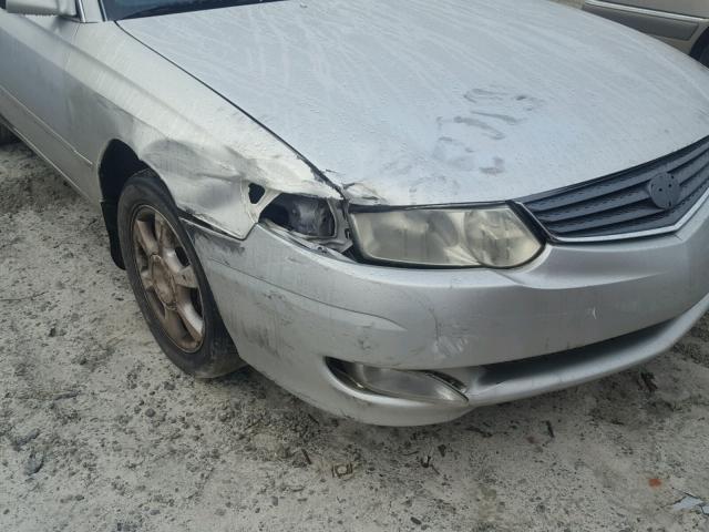 2T1CF28P32C542842 - 2002 TOYOTA CAMRY SOLA SILVER photo 9