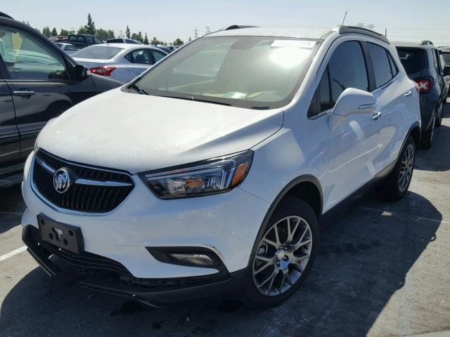 KL4CJ1SB4HB026139 - 2017 BUICK ENCORE SPO WHITE photo 2