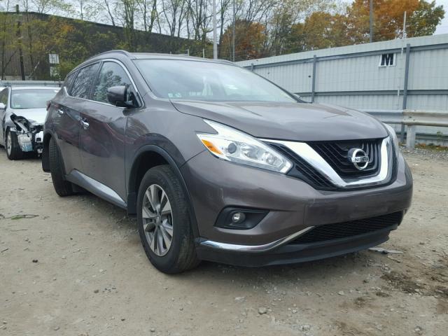 5N1AZ2MH8GN107439 - 2016 NISSAN MURANO S GRAY photo 1