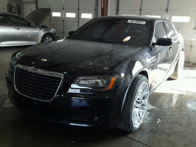 2C3CCAGT2DH728449 - 2013 CHRYSLER 300 V6 BLACK photo 2