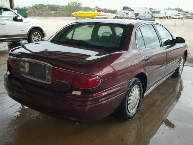 1G4HP52K15U133579 - 2005 BUICK LESABRE BURGUNDY photo 4