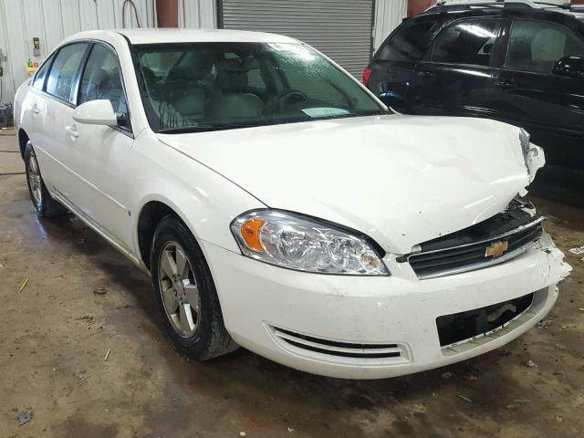 2G1WT58K781241924 - 2008 CHEVROLET IMPALA LT WHITE photo 1