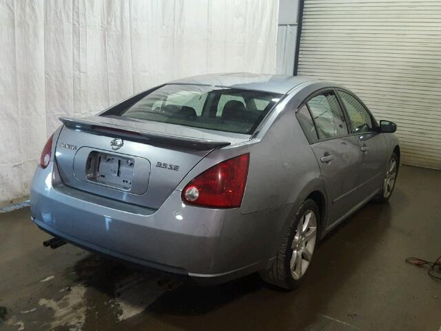 1N4BA41E27C812888 - 2007 NISSAN MAXIMA GRAY photo 4