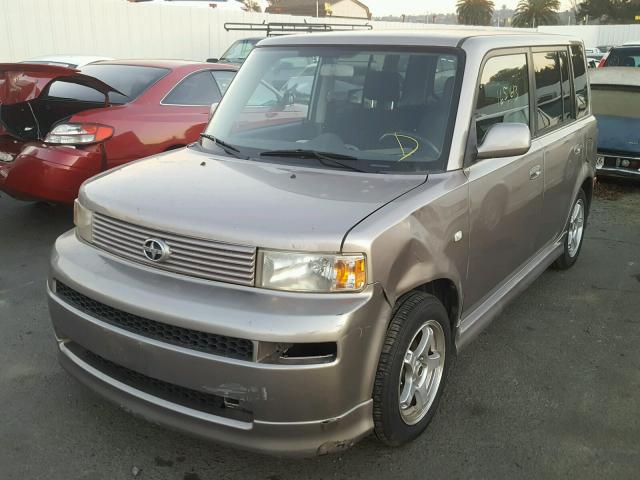 JTLKT334440144872 - 2004 TOYOTA SCION XB TAN photo 2