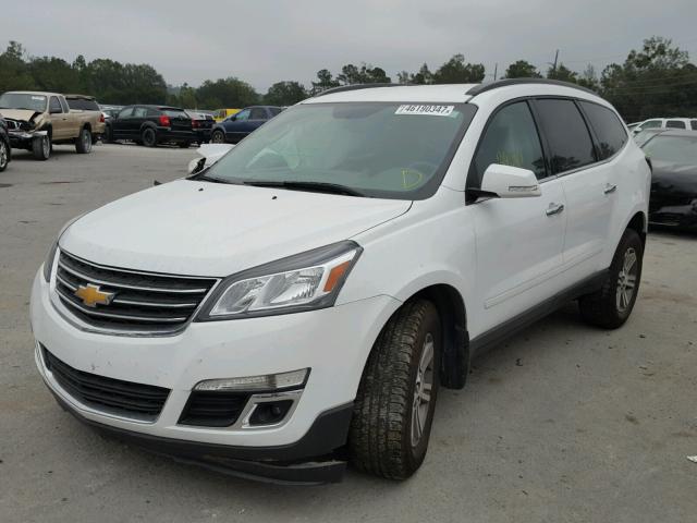 1GNKRHKDXGJ274928 - 2016 CHEVROLET TRAVERSE L WHITE photo 2