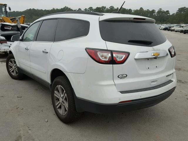 1GNKRHKDXGJ274928 - 2016 CHEVROLET TRAVERSE L WHITE photo 3