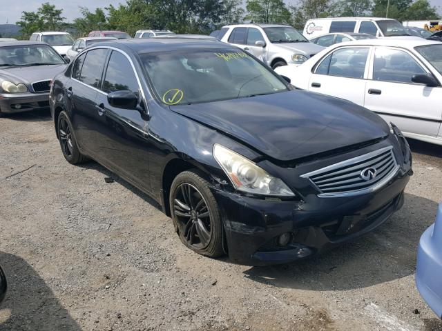 JN1CV6AR6AM251309 - 2010 INFINITI G37 BLACK photo 1