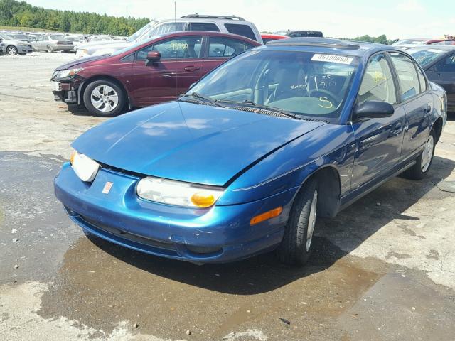 1G8ZH5284YZ266025 - 2000 SATURN SL1 BLUE photo 2