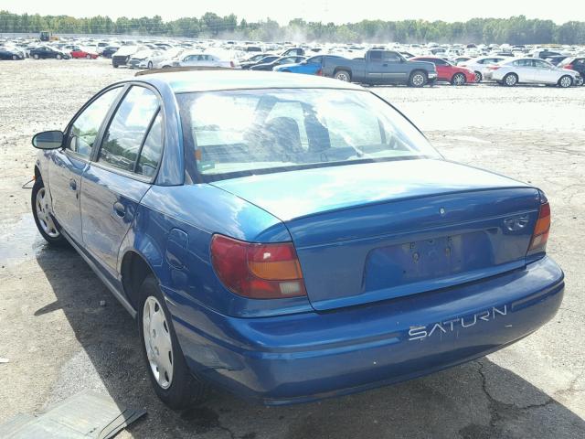 1G8ZH5284YZ266025 - 2000 SATURN SL1 BLUE photo 3