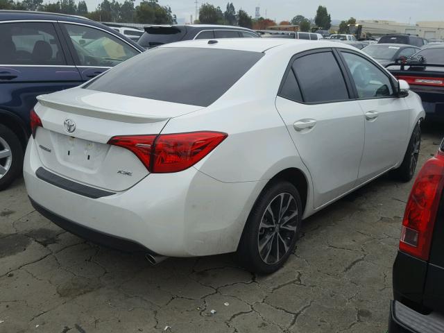 5YFBURHE1HP635862 - 2017 TOYOTA COROLLA L WHITE photo 4