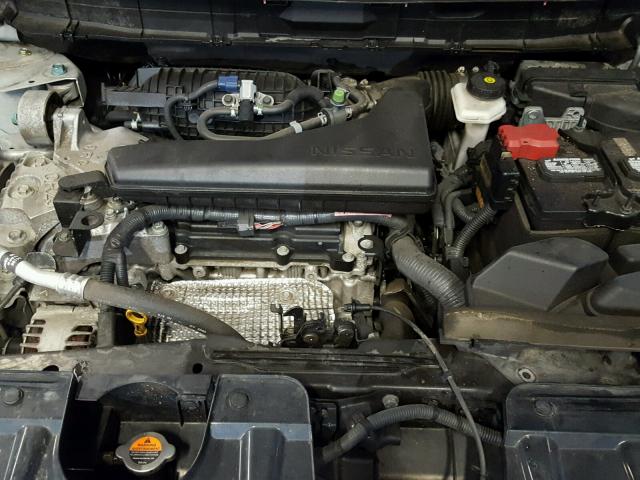 5N1AT2MV8EC769280 - 2014 NISSAN ROGUE S SILVER photo 7