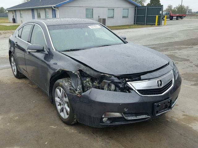 19UUA8F5XCA000345 - 2012 ACURA TL GRAY photo 1